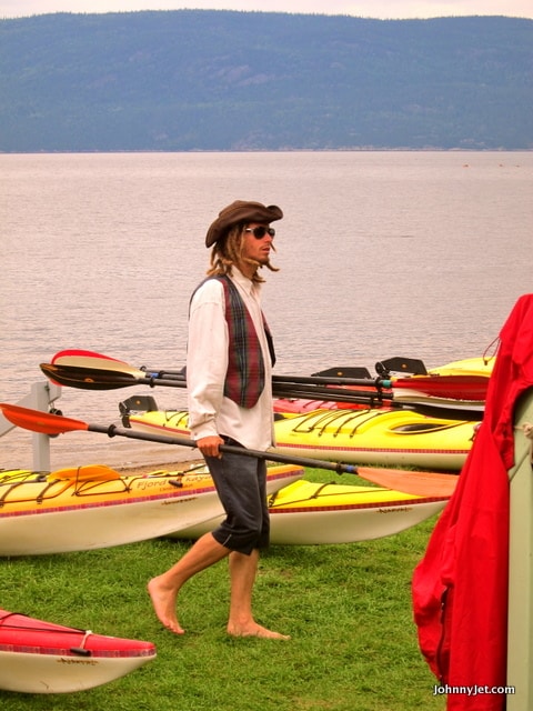 It was pirate day at Kayak en Fjord