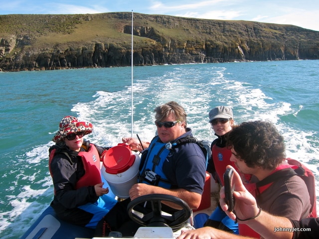 Rib boating on the Irish Sea