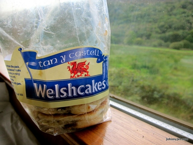 A snack on the train -- Welshcakes!