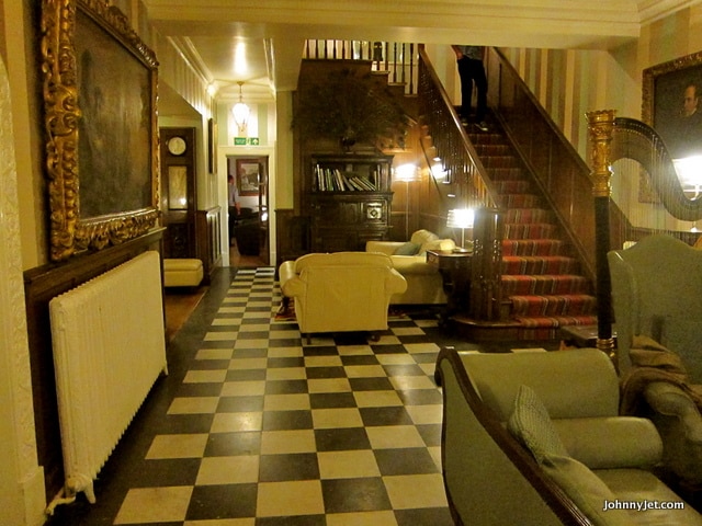 The lobby at Portmeirion Hotel