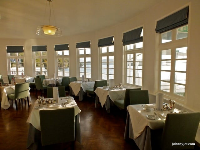 Dining room at Portmeirion Hotel