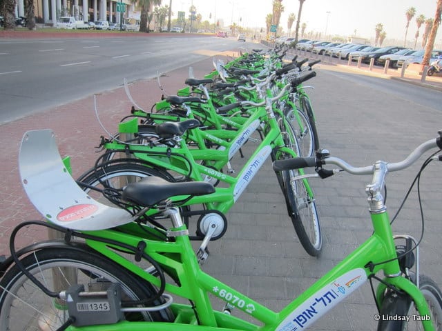 Bikes for rent in Tel Aviv