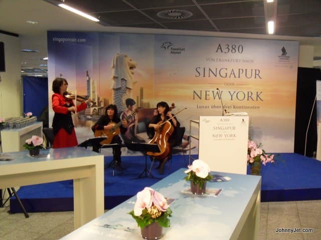 Live music in the airport