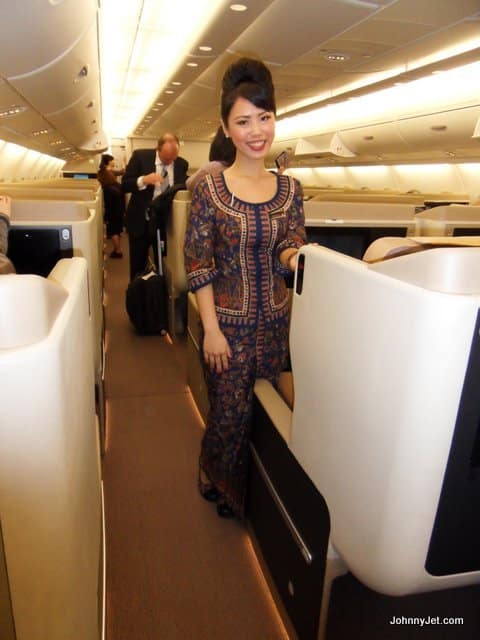The beautiful Singapore flight attendants