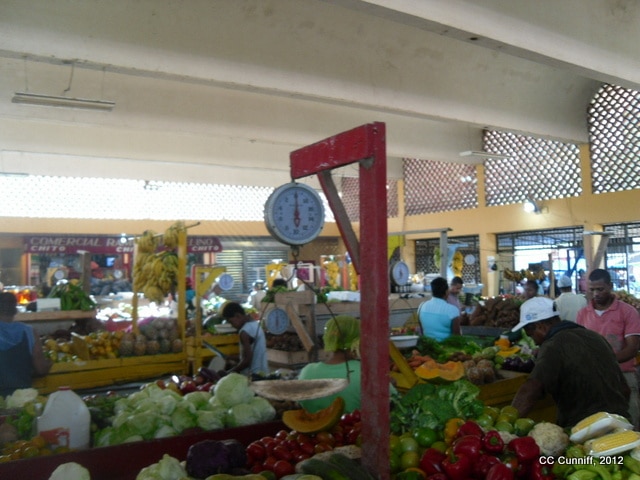 Samaná town market