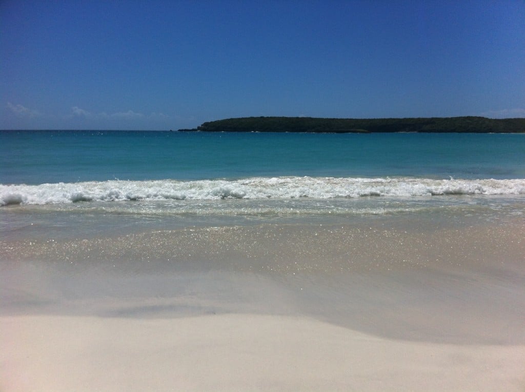 One of the many beaches on the Caribbean side that are peaceful. (Photo credit: Melissa Curtin)