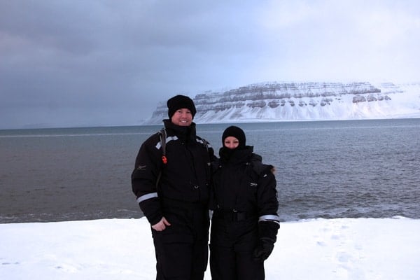 Tim and Jennifer at Sassenfjorden