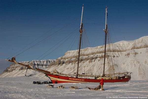 What the Noorderlich and fjord normally look like in winter. *Photo courtesy of The Nordic Explorer