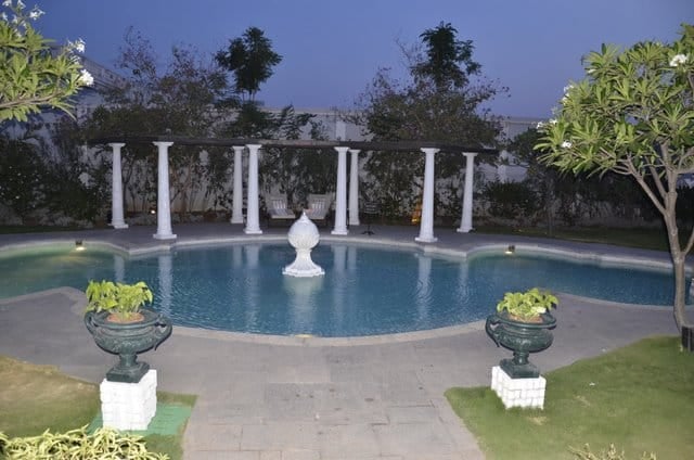 The Nizam Suite's private pool