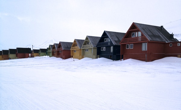 Colorful Wooden Houses of Longyearbyen