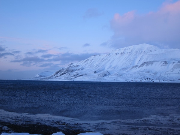Adventfjorden at the Foot of Longyearbyen
