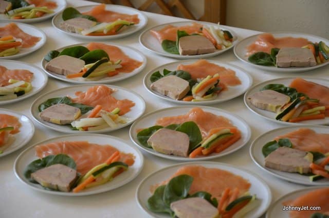 AF salmon appetizers
