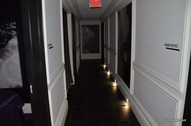 Spa hallway