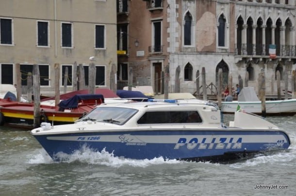 Venetian police boat