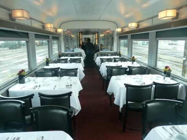 Via Rail Dining Car