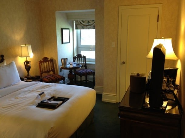 My room at The Fairmont Banff Springs Hotel