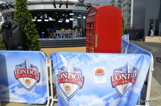 Today Show set at Olympics 