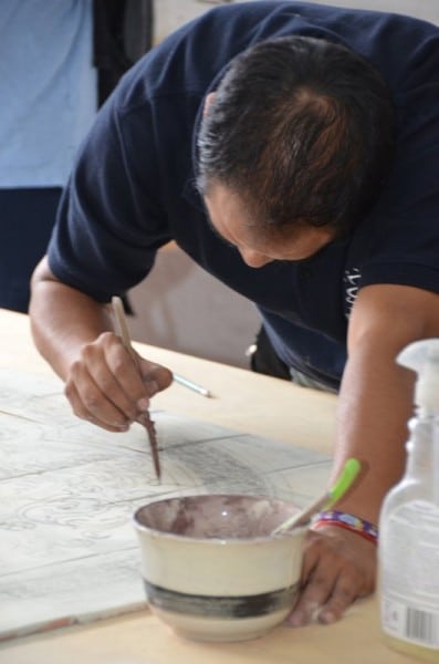 Painting the Pottery