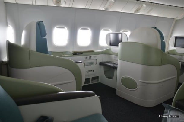 Korean Air First Class seats