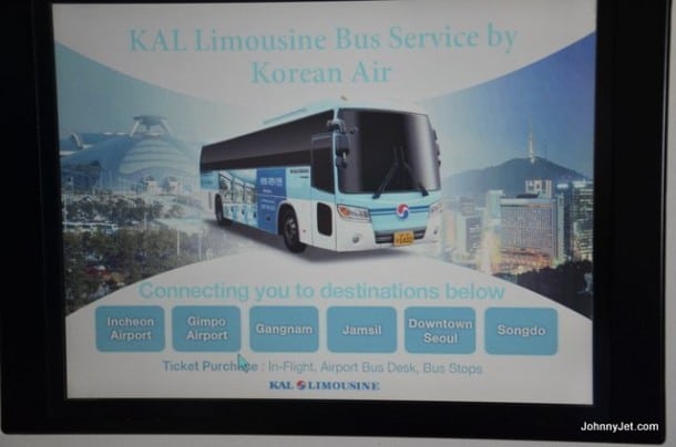 KAL bus ad on Korean Air