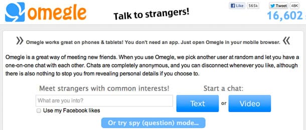 Omegle - Talk to Strangers