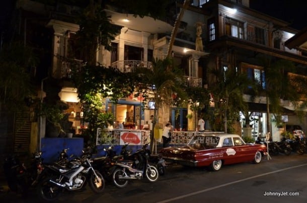 Downtown Ubud -- there's a Cuban restaurant. Credit: Johnny Jet