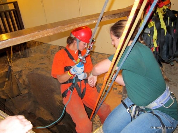 Moaning Caverns Rappelling