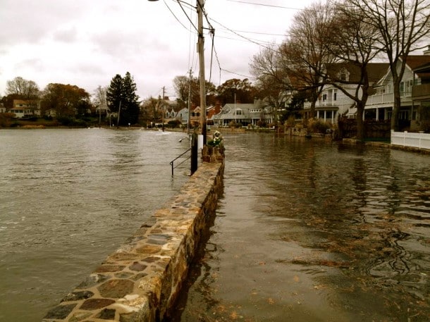 Hurricane Sandy in Rowayton, CT