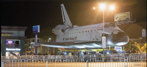 Time-lapse video: Space shuttle Endeavour’s trek across L.A.