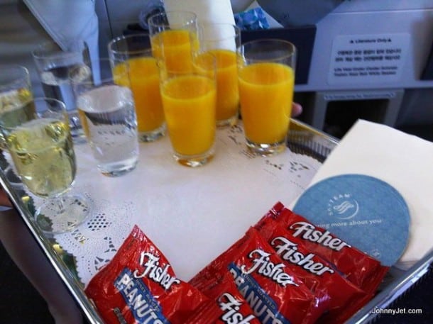 Pre-flight drinks