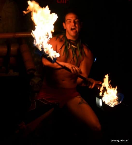 Mai-Kai fire performer