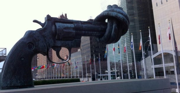 Poignant Sculpture at UN