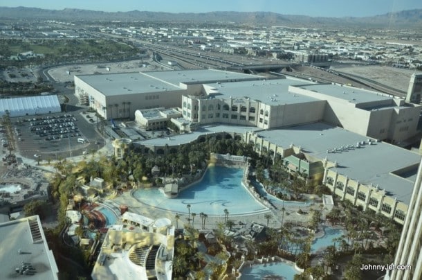 View of Mandalay pool/convention center