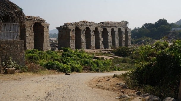 The ruins as we entered Hampi