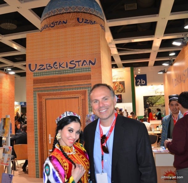 Uzbekistan's booth