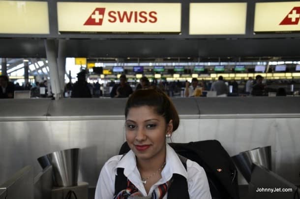 SWISS check-in agent
