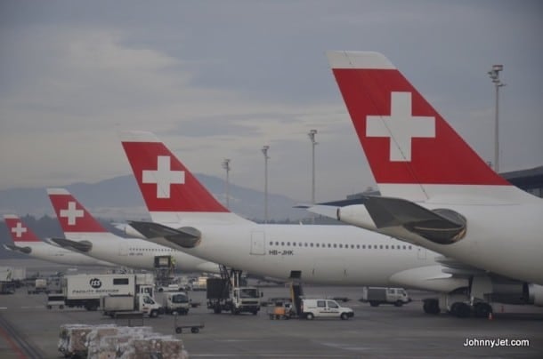 SWISS planes at ZRH