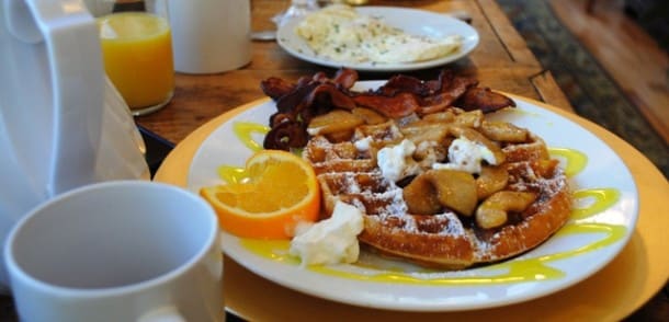 waffles at Phineas Swann Inn and Spa back in 2013. 