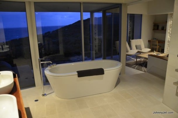 A tub with a view