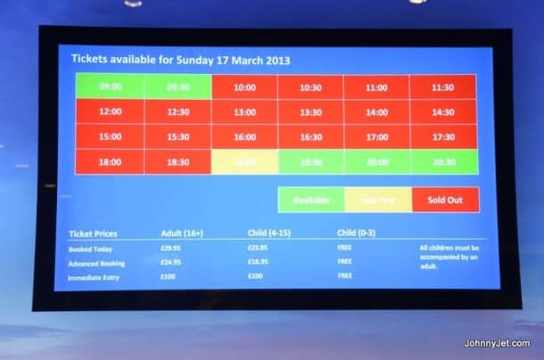 The Shard ticket prices