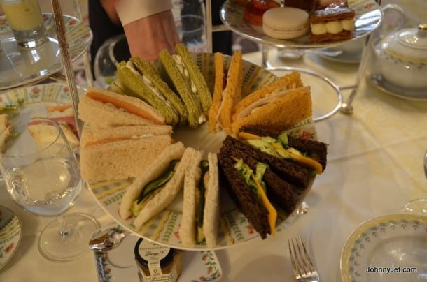 Four Seasons Hotel George V finger sandwiches