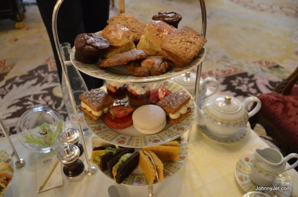 Four Seasons Hotel George V tea tray