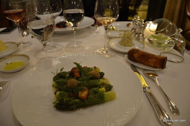 Four Seasons Hotel George V Le Cinq asparagus