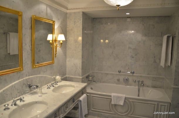 Bathroom at Hotel de Paris Monte-Carlo 
