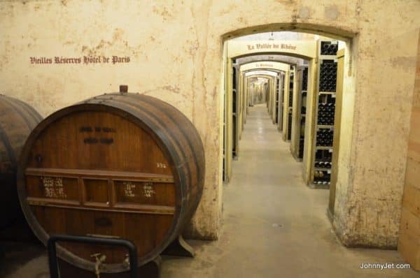 Hotel de Paris Monte-Carlo wine cellar
