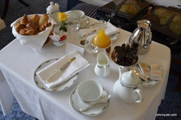 Room service in Hotel de Paris Monte-Carlo 