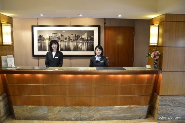 Kitano Hotel front desk
