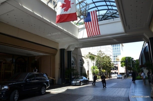 Arrival at Beverly Wilshire, A Four Seasons Hotel