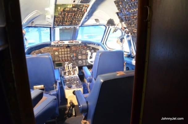 Cockpit of Lisa Marie plane