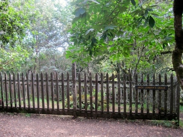Jack London's grave site